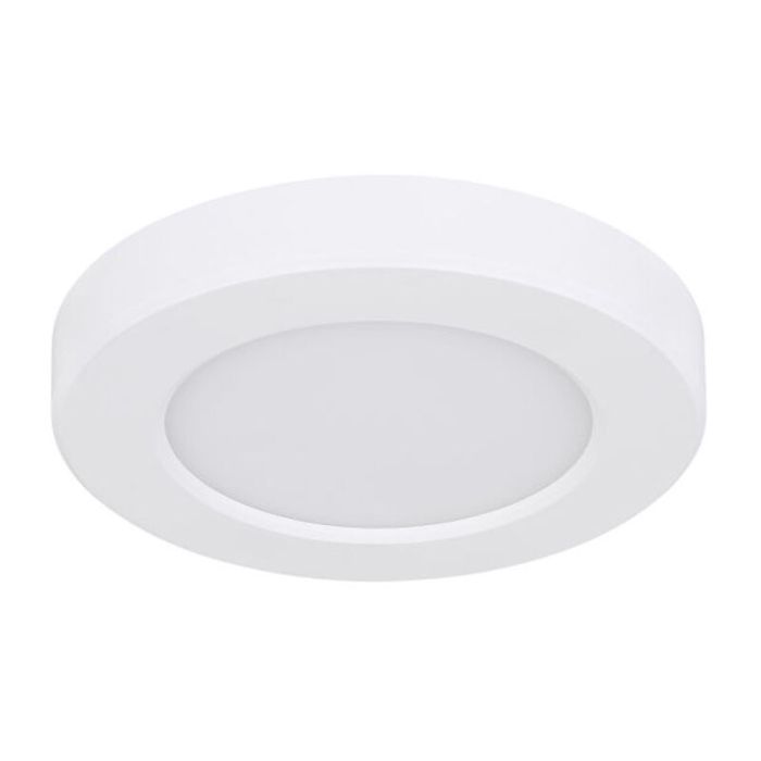 Lampe plafond blanche en plastique, Cage, 6W, couleur réglable LED