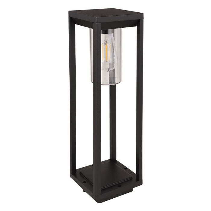 Luminaire extérieur noir en plastique, Vildan, IP44