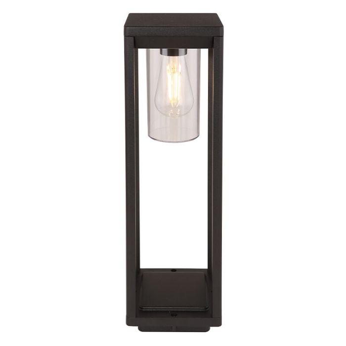 Luminaire extérieur noir en plastique, Vildan, IP44