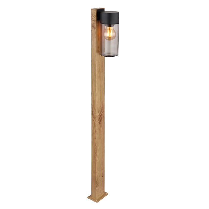 Luminaire extérieur marron en acier inoxydable, Kiymet, IP44