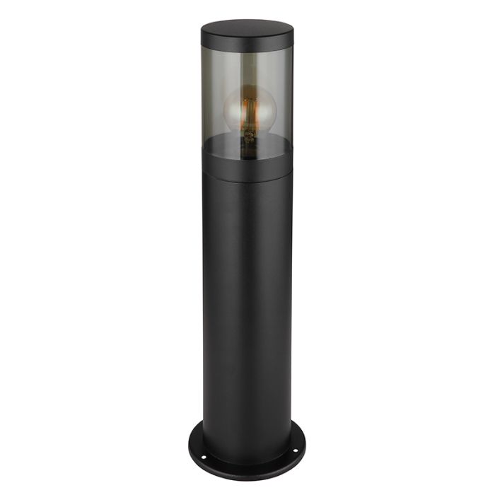 Luminaire extérieur noir en acier inoxydable, Lambert, IP44