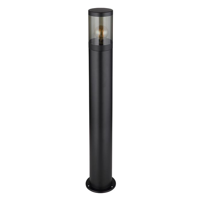 Luminaire extérieur noir en acier inoxydable, Lambert, IP44