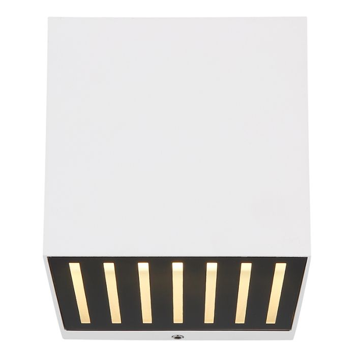 Applique up and down blanche en aluminium, Moesha, 6W, 3000K LED, IP54