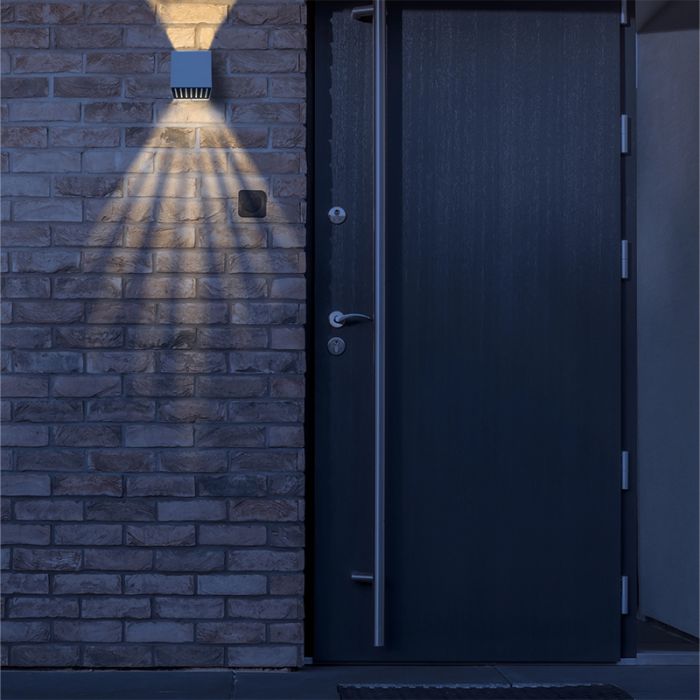 Applique up and down blanche en aluminium, Moesha, 6W, 3000K LED, IP54