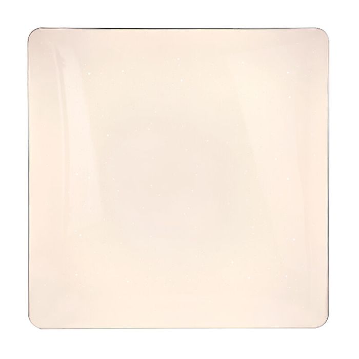 Plafonnier connecté blanc en métal, Alison, 48W, blanc chaud à froid réglable LED