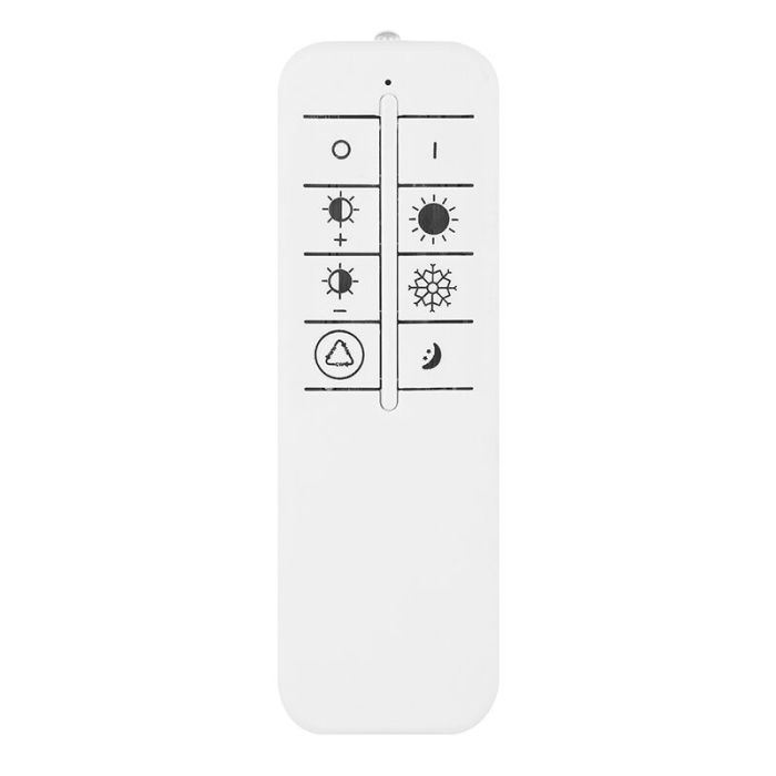 Plafonnier connecté blanc en métal, Alison, 48W, blanc chaud à froid réglable LED