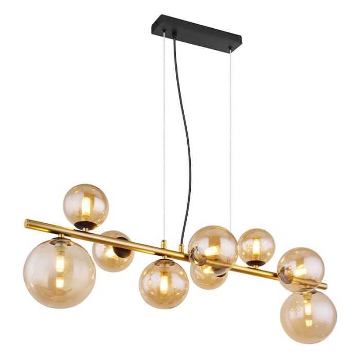 Suspension ambre en verre, Melinda