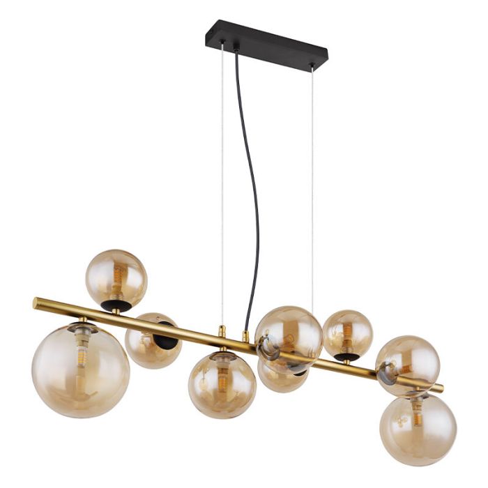 Suspension ambre en verre, Melinda