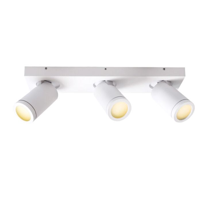 Spot plafond blanc moderne, Kenan, IP44