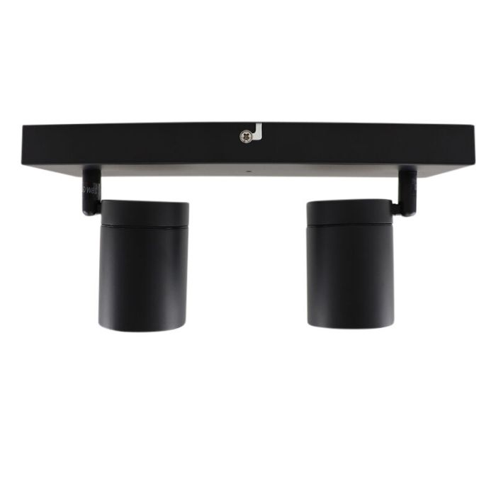 Spot plafond noir moderne, Ciara, IP44