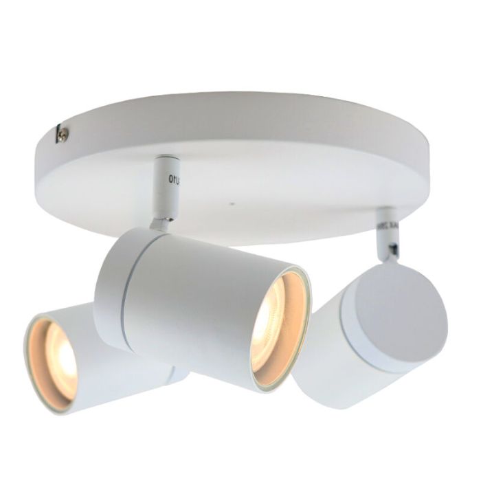 Spot plafond blanc moderne, Ciara, IP44