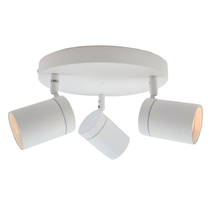 Spot plafond blanc moderne, Ciara, IP44