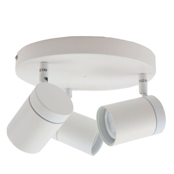 Spot plafond blanc moderne, Ciara, IP44