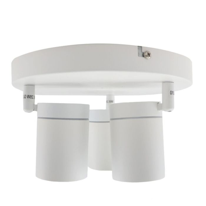 Spot plafond blanc moderne, Ciara, IP44