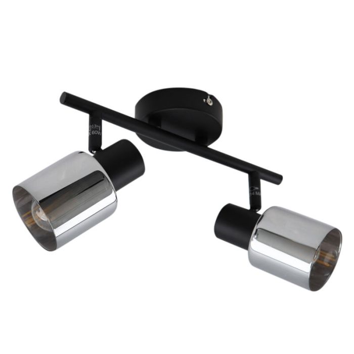 Spot plafond noir design, Crystal