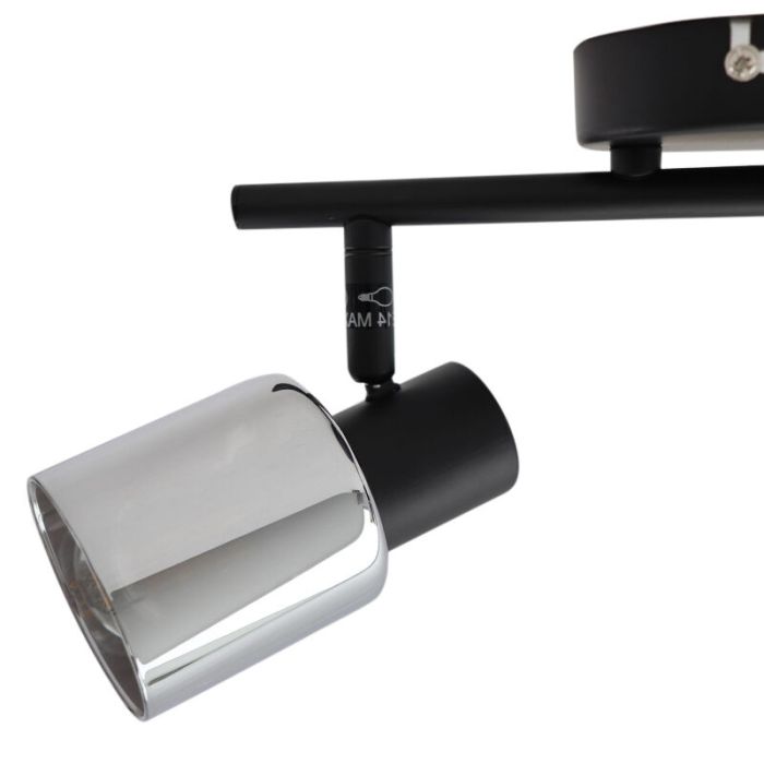 Spot plafond noir design, Crystal