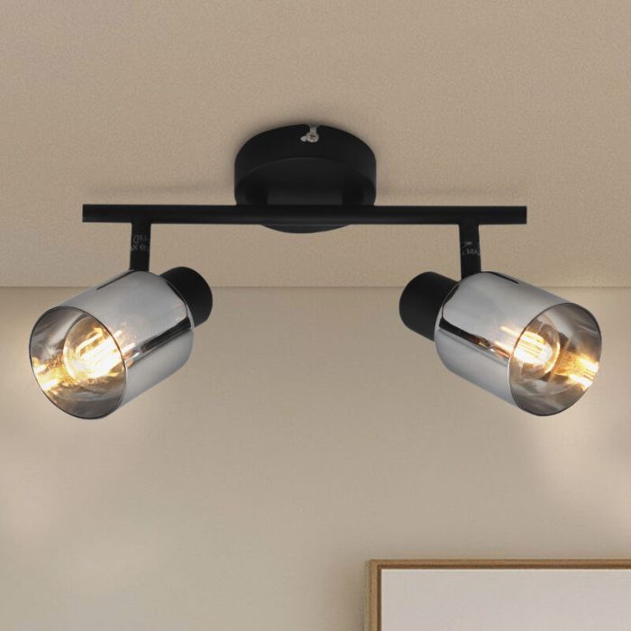 Spot plafond noir design, Crystal