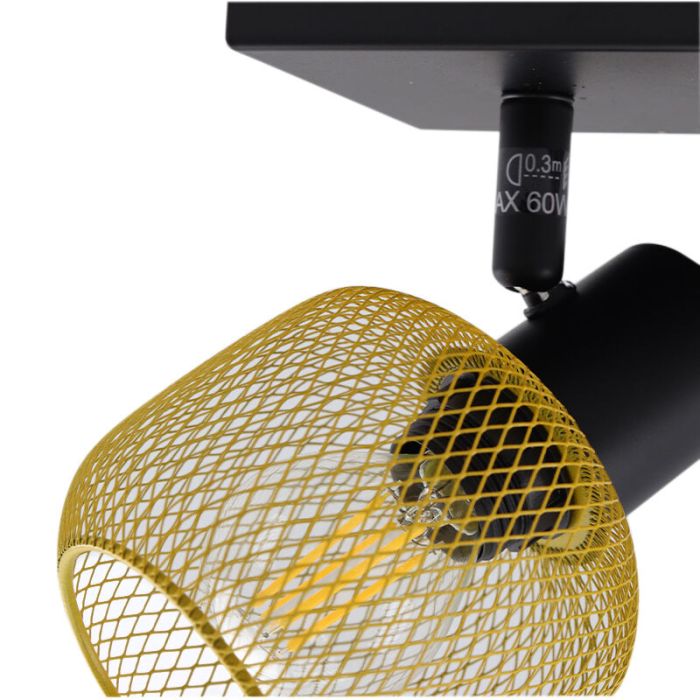 Spot plafond jaune industriel, Emado