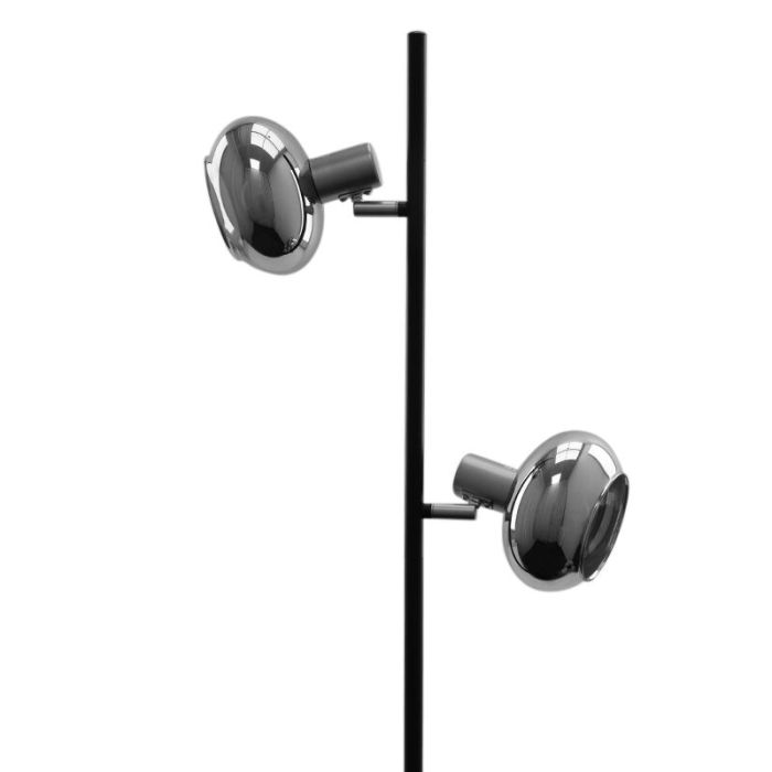 Lampadaire gris design, Skip, avec interrupteur