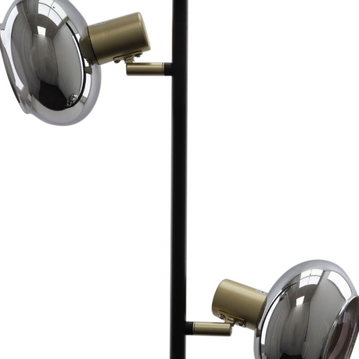 Lampadaire gris design, Skip, avec interrupteur