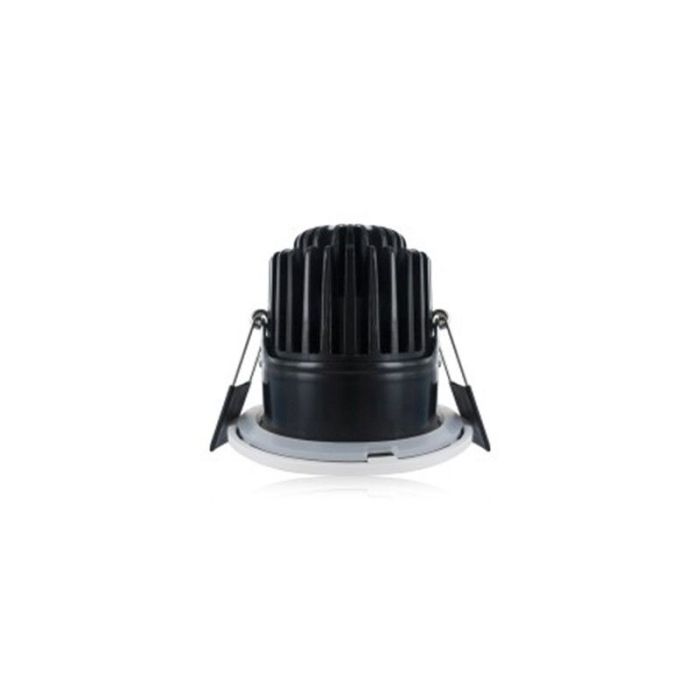 Downlight blanc en verre, Rexe, 6W, 3000K LED, IP65