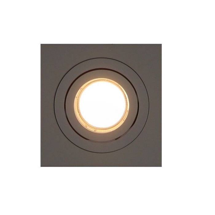 Spot encastré blanc en aluminium, Heido