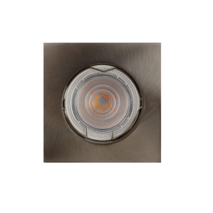 Spot encastré nickel en aluminium, Ravi