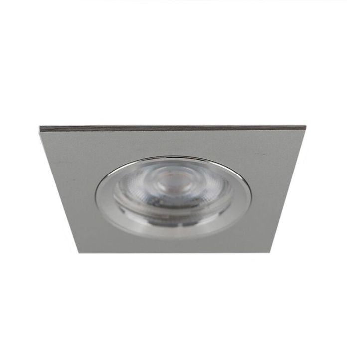 Spot encastré gris en aluminium, Mert