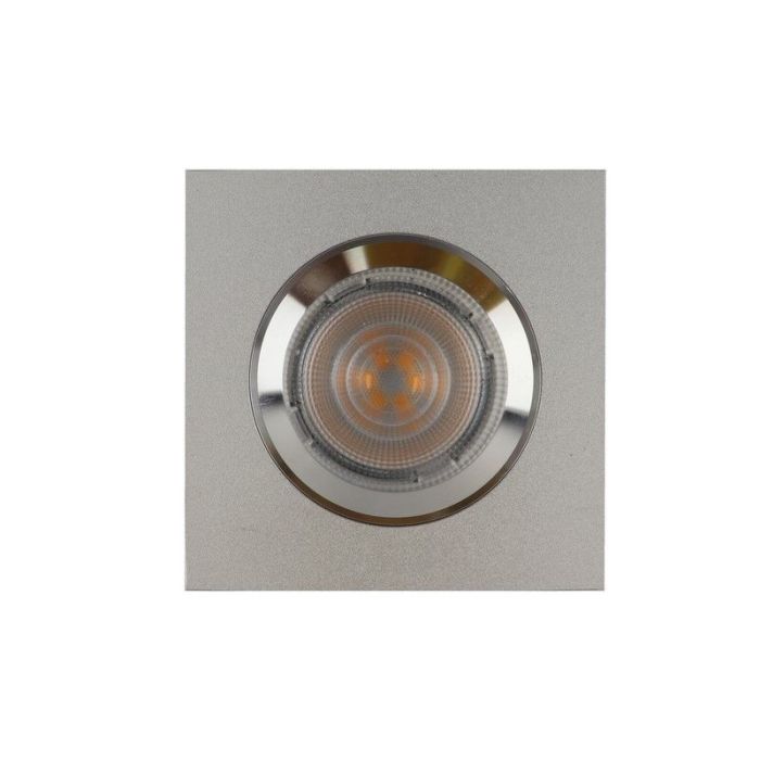Spot encastré gris en aluminium, Mert