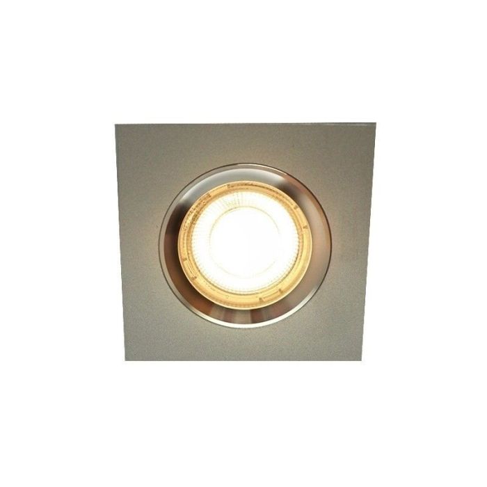 Spot encastré gris en aluminium, Mert