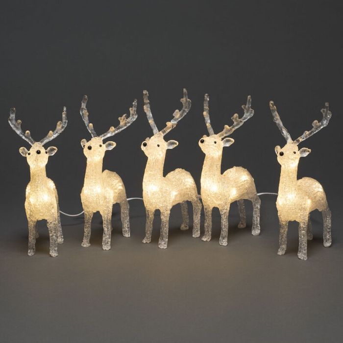 Cerf 5 LED, pour intérieur et extérieur