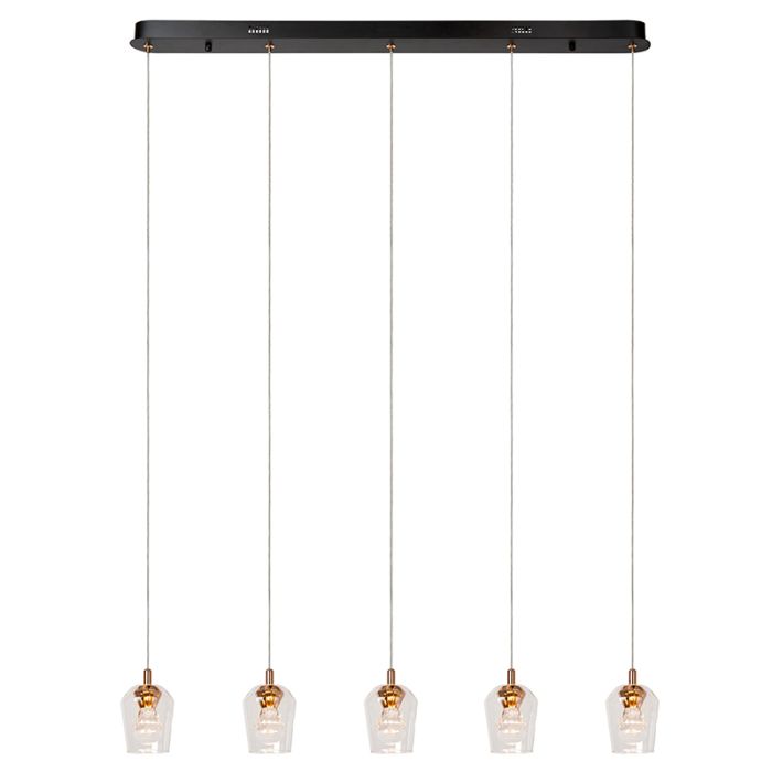 Suspension moderne transparente, Berliane, 4W, 2700K LED