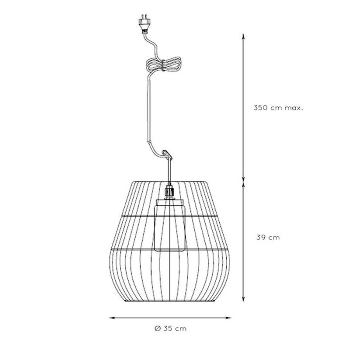 Luminaire extérieur rustique noir, Nerida, IP44