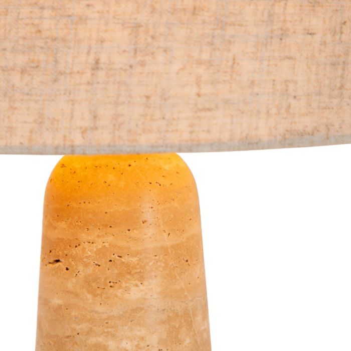 Lampe de table moderne beige, Nimue, avec interrupteur