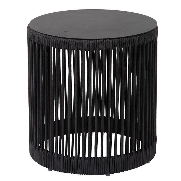 Lampadaire rechargeable moderne noire, Pingi, 3W, 3000K LED, IP44, gradable en 3 étapes
