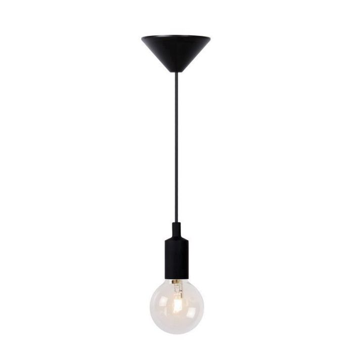 Suspension moderne noire, Fix