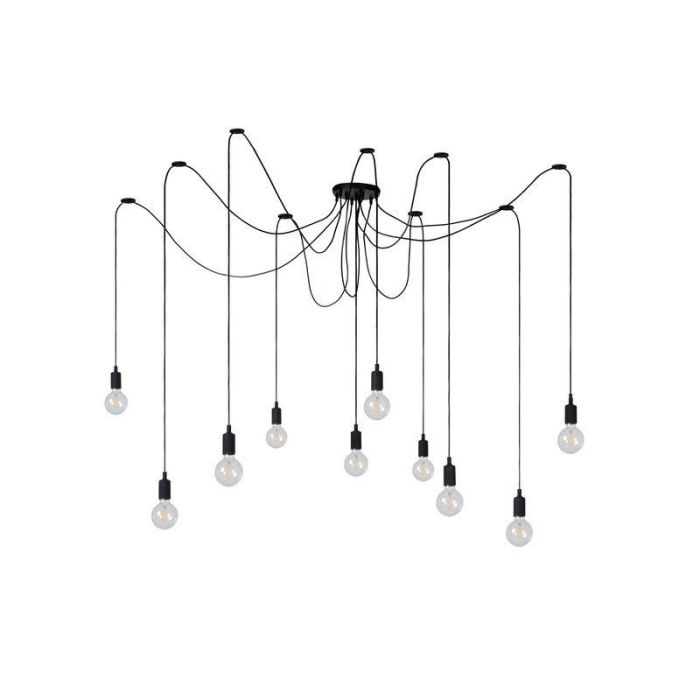 Suspension moderne noire, Fix