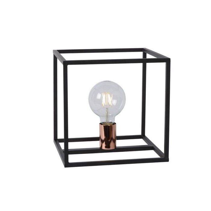 Lampe de table moderne noire, Arthur, avec interrupteur