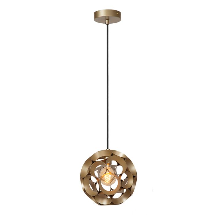 Suspension moderne dorée, Hannelore
