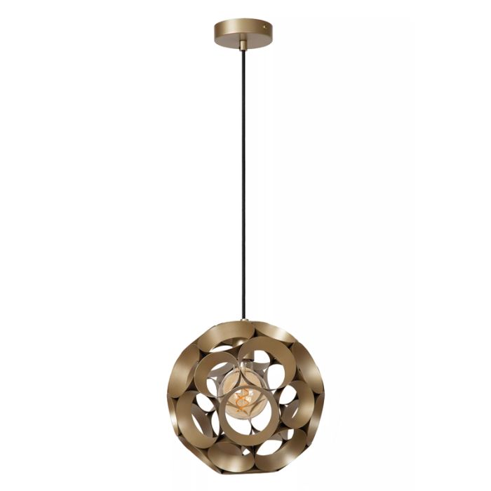 Suspension moderne dorée, Hannelore