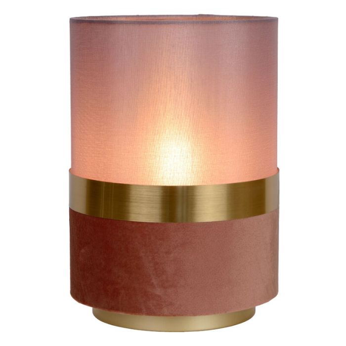 Lampe de table rétro dorée, Tusse, avec interrupteur