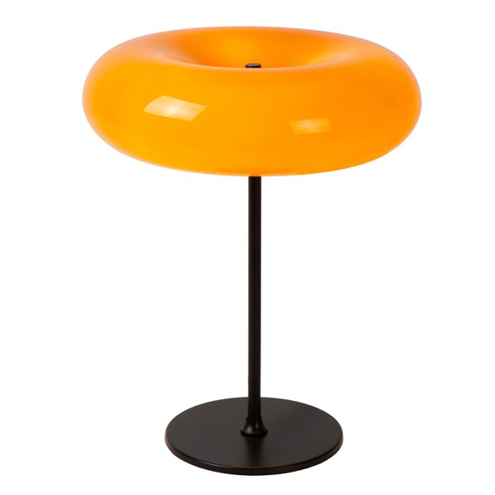 Lampe de table rétro orange, Sentino, avec interrupteur