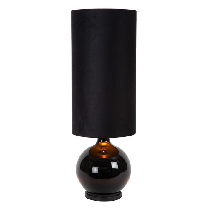 Lampadaire rétro noir, Esterad, avec interrupteur