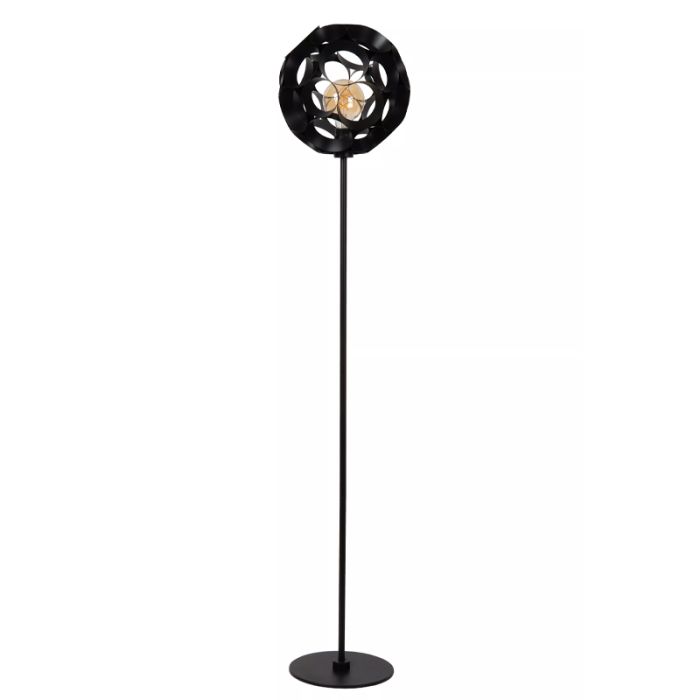 Lampadaire moderne noir, Hannelore