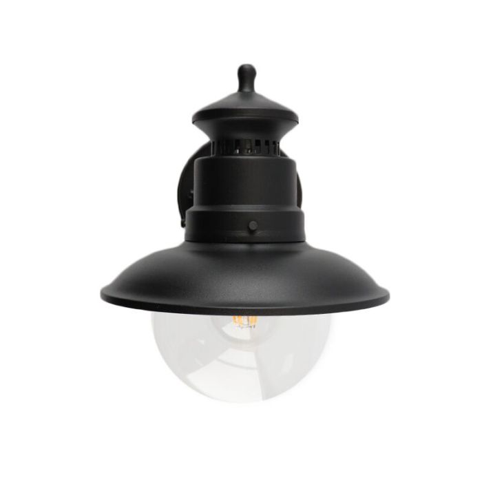 Luminaire extérieur moderne noire, Figo, IP44
