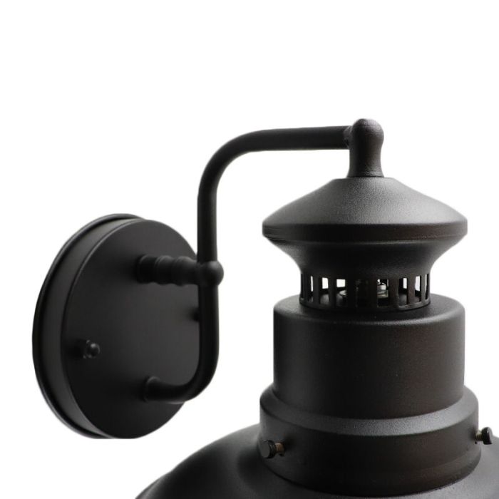 Luminaire extérieur moderne noire, Figo, IP44
