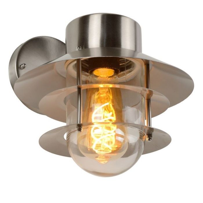 Luminaire extérieur moderne chromée, Zico, IP44