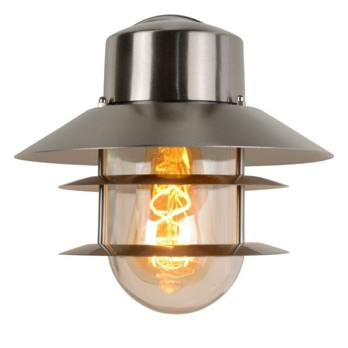 Luminaire extérieur moderne chromée, Zico, IP44