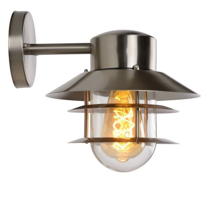Luminaire extérieur moderne chromée, Zico, IP44