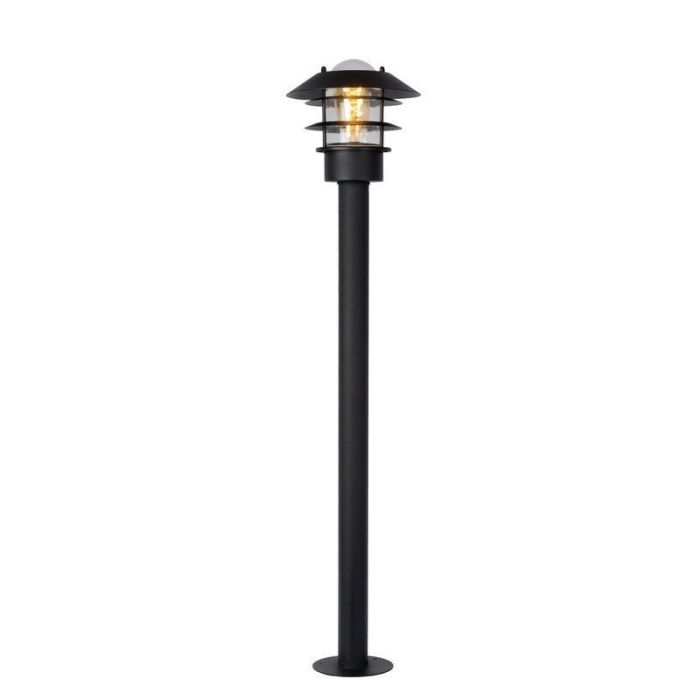 Candélabre extérieur moderne noir, Zico, IP44